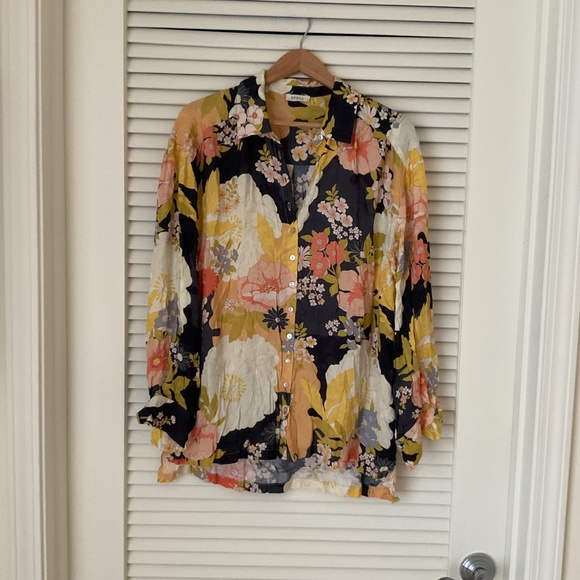 Spell Tyler Floral Shirt Small - Picture 3 of 5